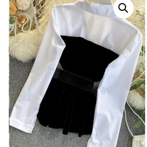 NWT WINTER BUSINESS CHIC STREET STYLE TSHIRT TWO PIECE SHORT SET S: SMALL- LARGE - Picture 9 of 14